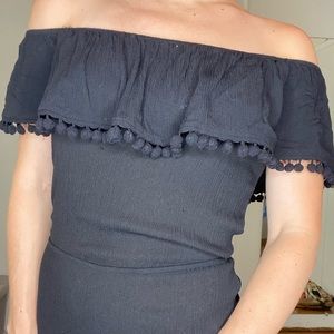 Pom Pom linen jumpsuit!